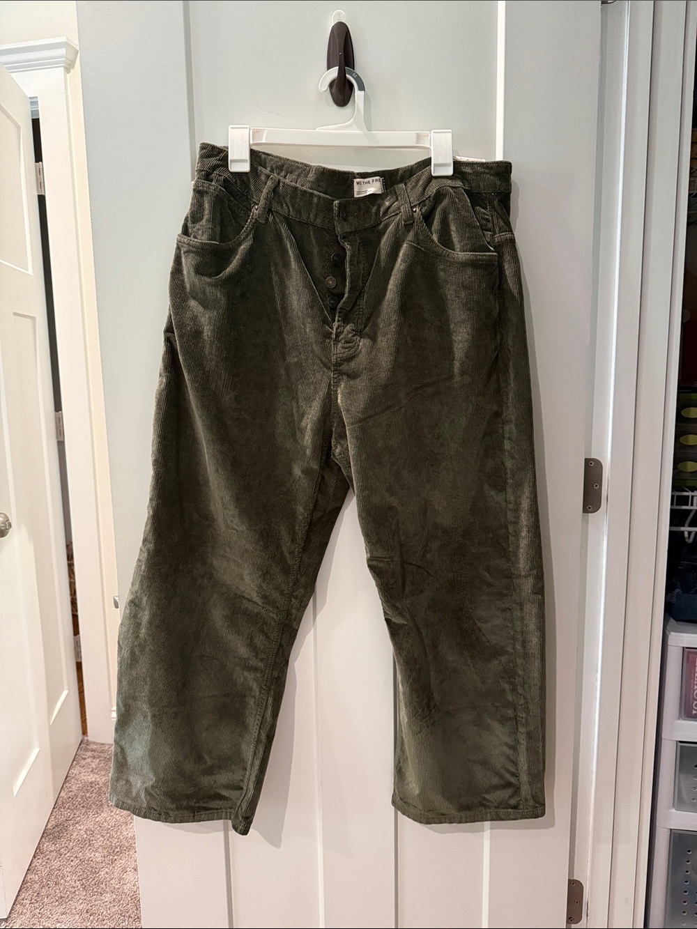 We the Free by Free People Deep Trance Boyfriend corduroy pants